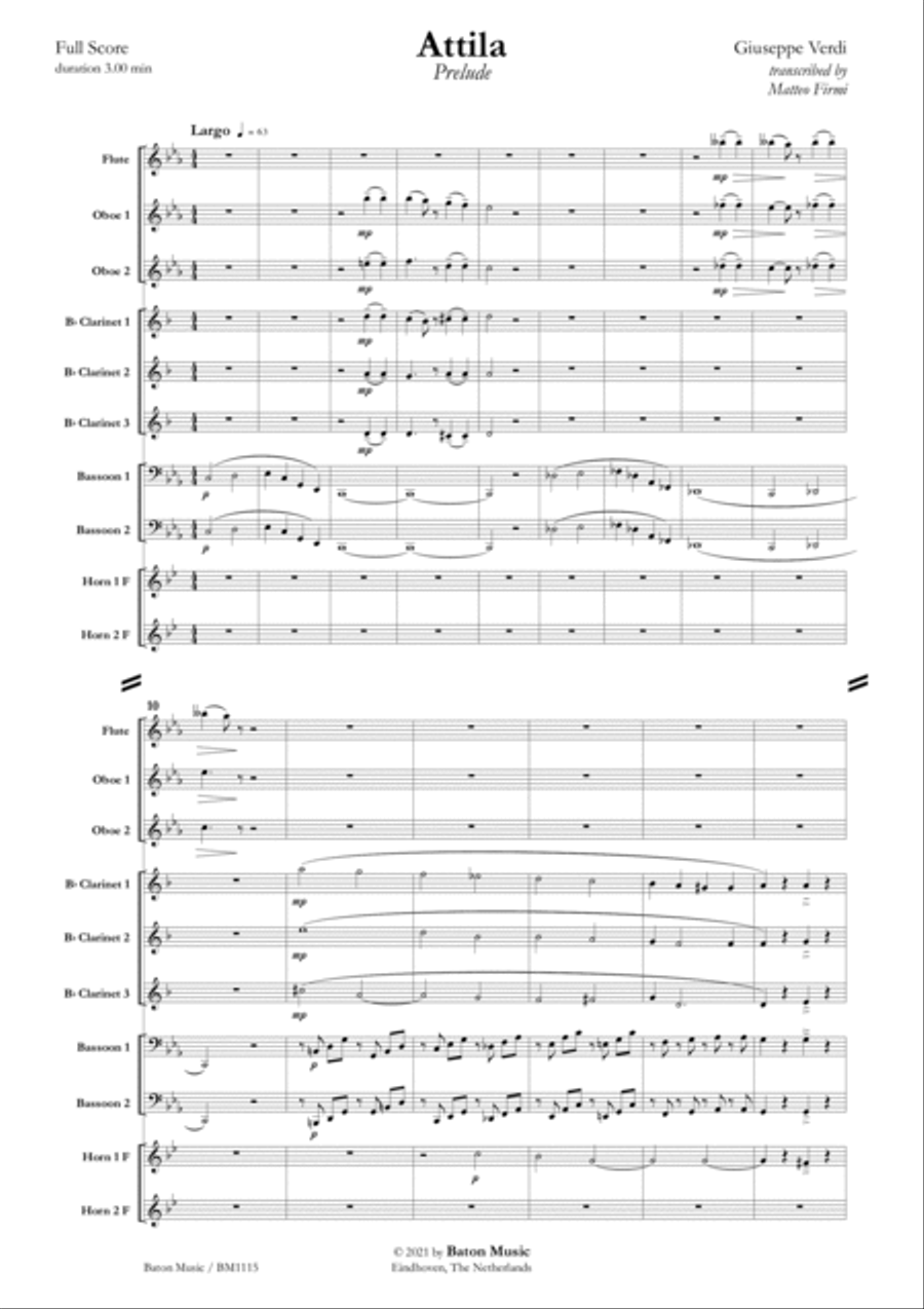 Attila B-Flat Clarinet scores gallery preview page 2
