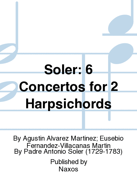 Soler: 6 Concertos for 2 Harpsichords