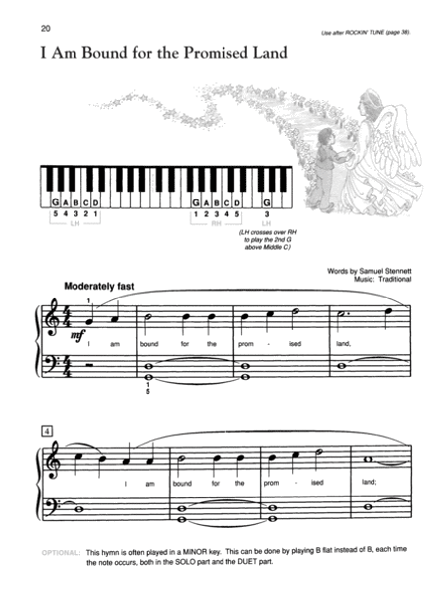 Alfred's Basic Piano Library Hymn Book Complete Voice Solo scores gallery preview page 4