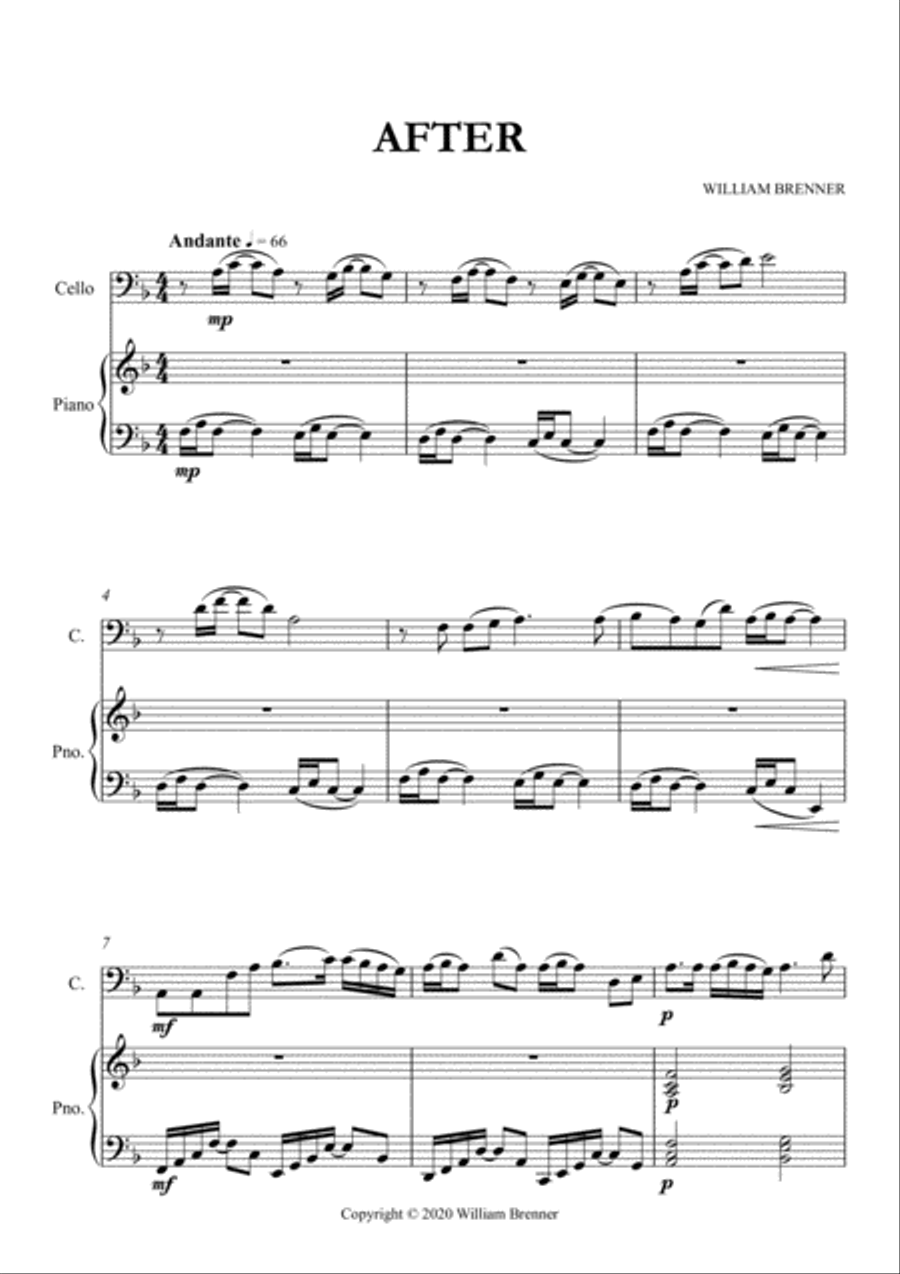 After - Cello Cello Solo scores gallery preview page 2