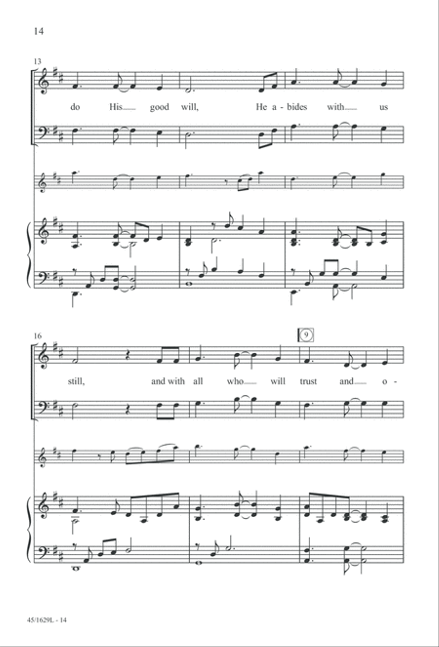 Hymns We Love to Sing, Vol. 2 3-Part scores gallery preview page 14