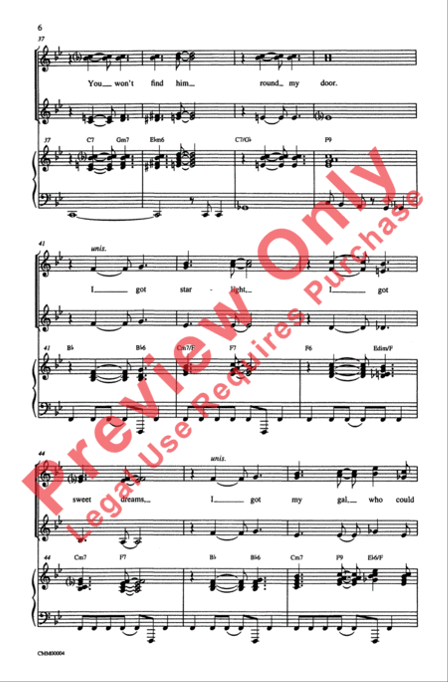George Gershwin Medley George Gershwin Medley SSA scores gallery preview page 6