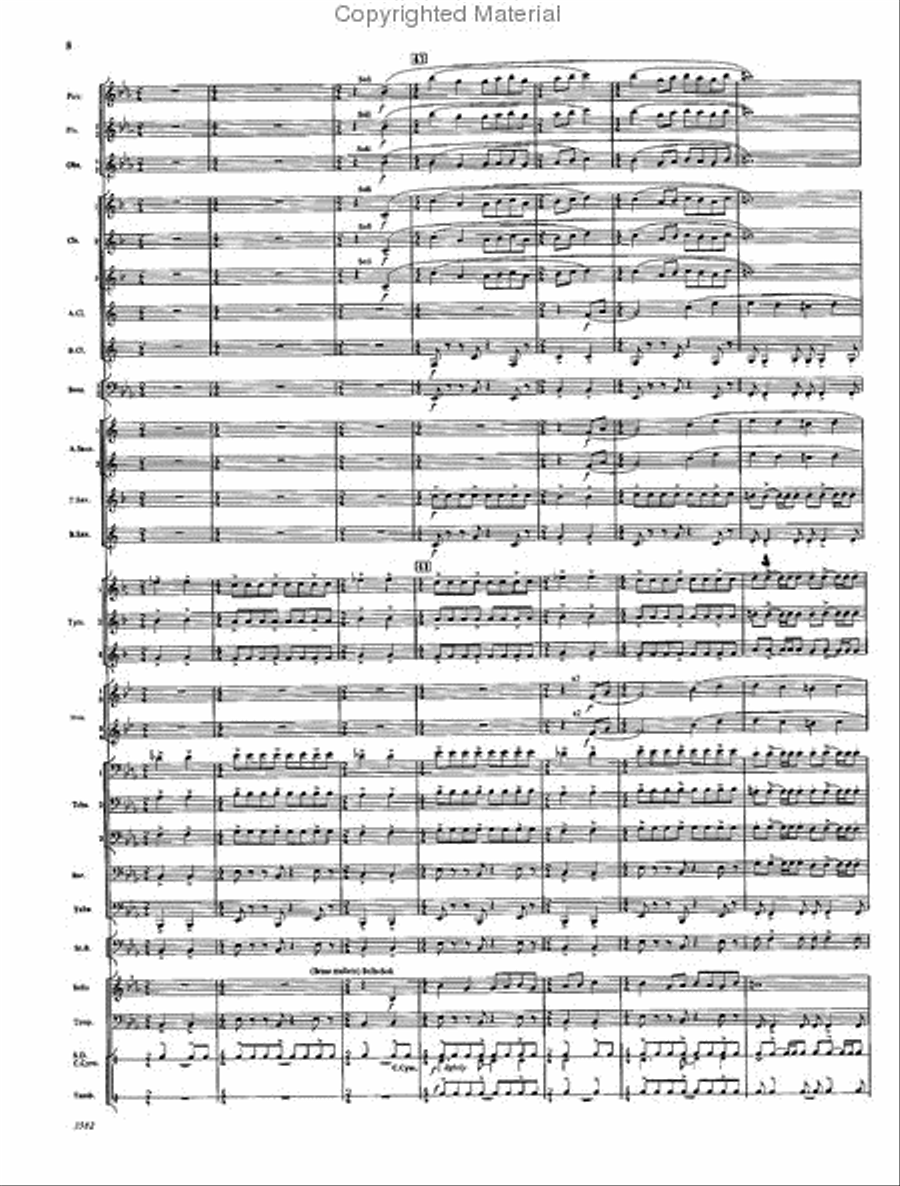 Seagate Concert Band scores gallery preview page 8