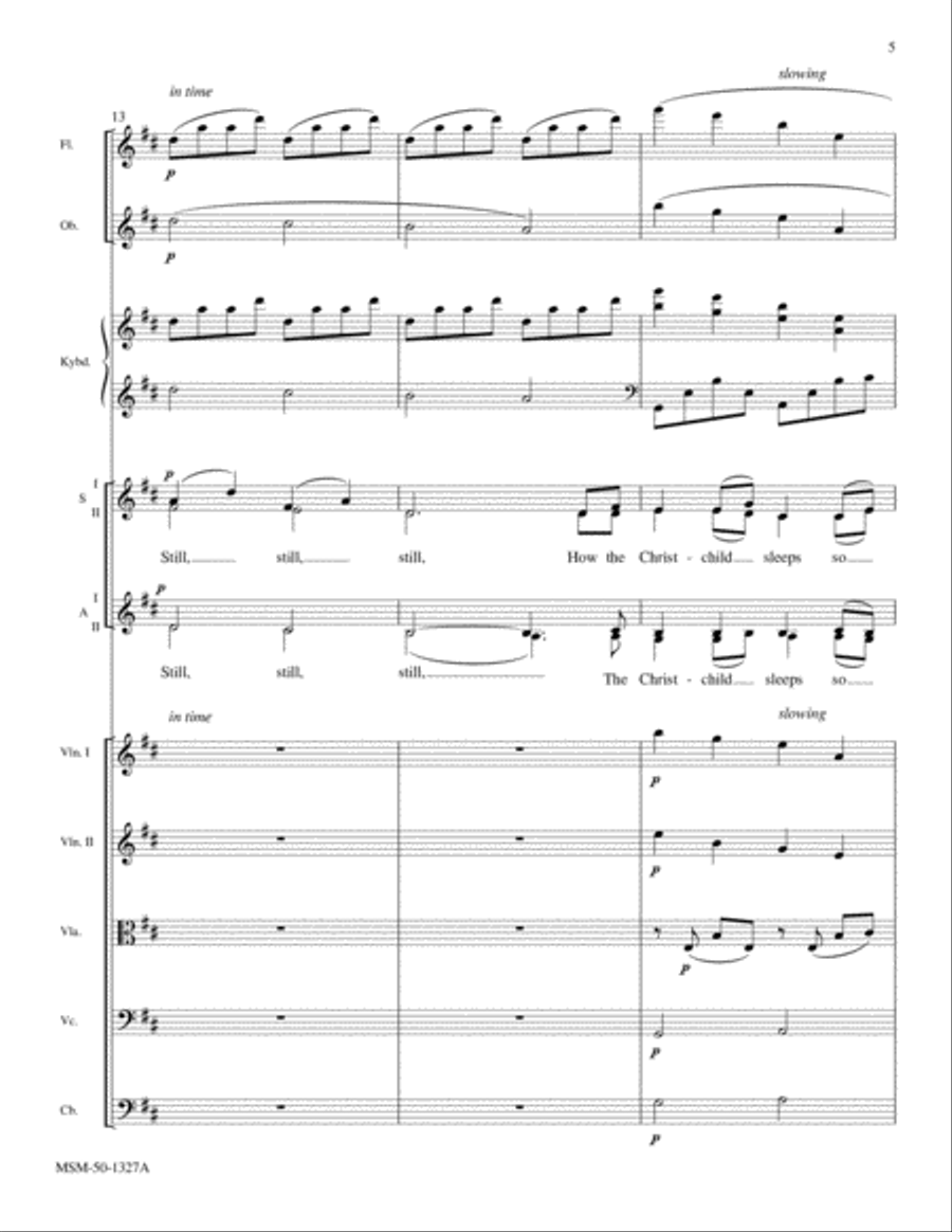 Still, Still, Still Still, Still, Still Choir scores gallery preview page 5