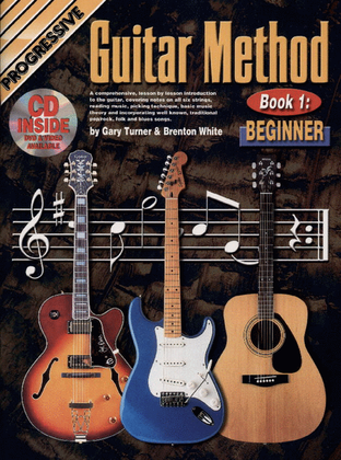 Book cover for Progressive Guitar Method Book 1 (Book/audio/video)