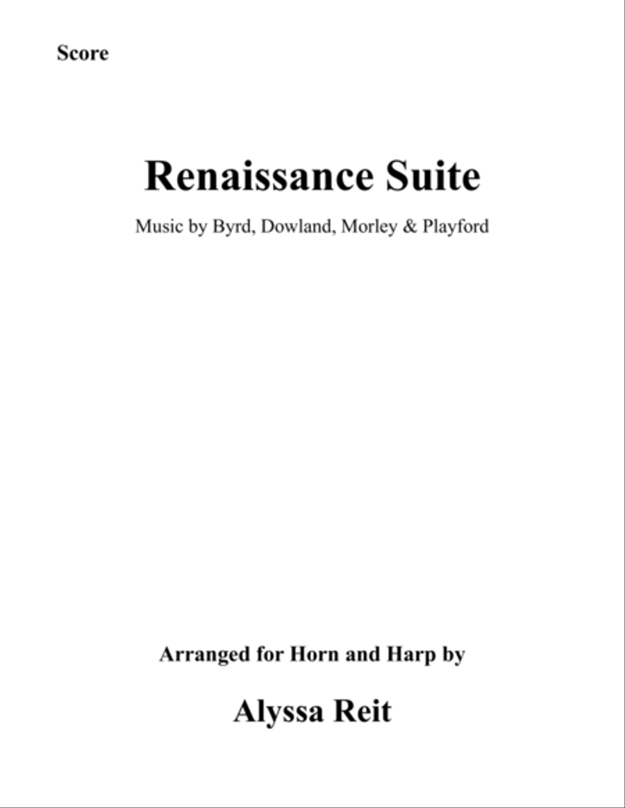 Renaissance Suite Horn scores gallery preview page 1