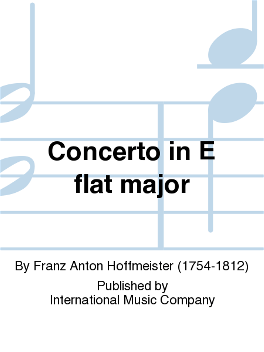 Concerto In E Flat Major (Horns In E Flat) Horn scores gallery preview page 1