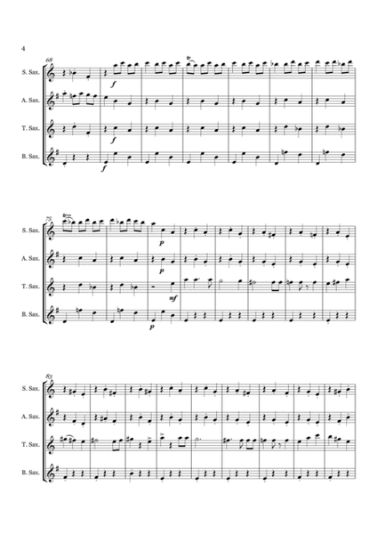 Danse Macabre for Saxophone Quartet (SATB) image number null