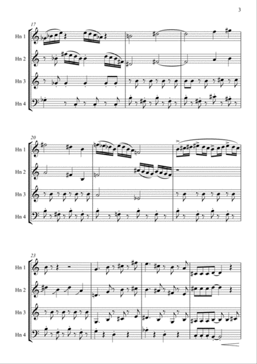 Theme From The Simpsons TM from the Twentieth Century Fox Television Series THE SIMPSONS Brass Ensemble scores gallery preview page 4
