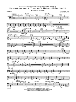 Variations on a Theme of Robert Schumann: Timpani