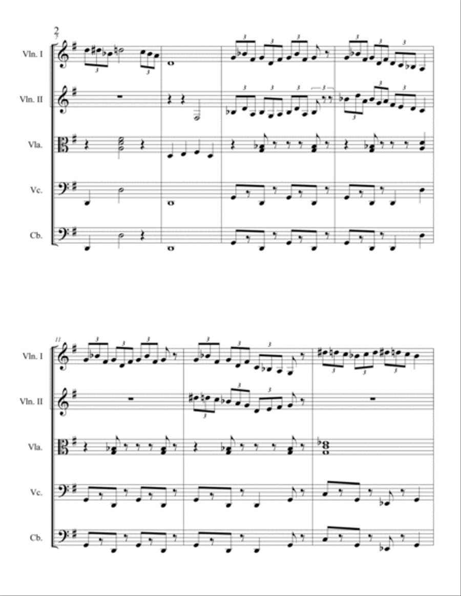 Mockingbird Way String Quartet scores gallery preview page 2