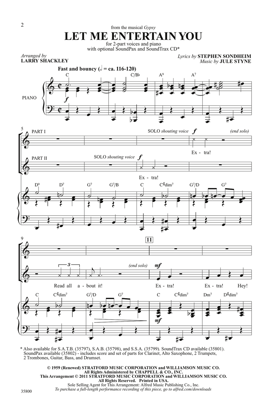 Let Me Entertain You (from Gypsy)