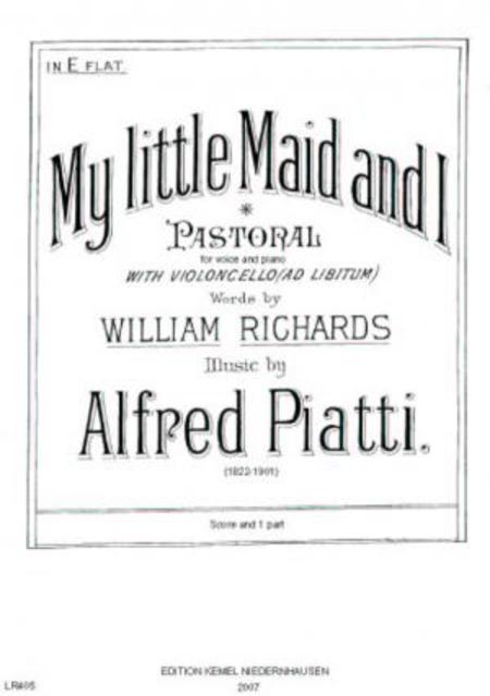 My little maid and I : pastoral for voice and piano with violoncello ad libitum