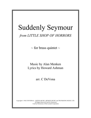 Book cover for Suddenly Seymour