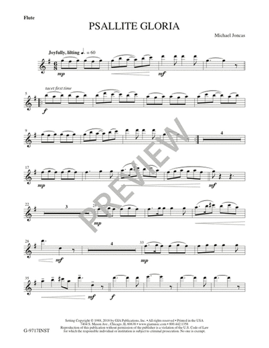 Psallite Gloria - Instrument edition