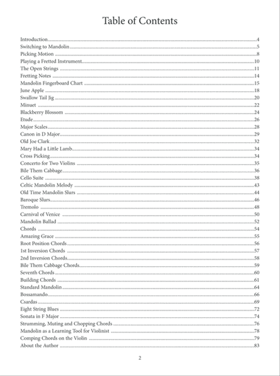 Mandolin for Violinists Violin Solo scores gallery preview page 3