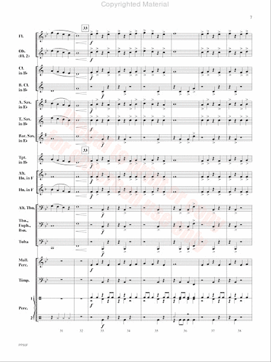 Chronicles Concert Band scores gallery preview page 8