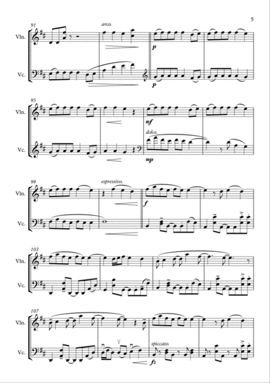 Stitches String Duet scores gallery preview page 5