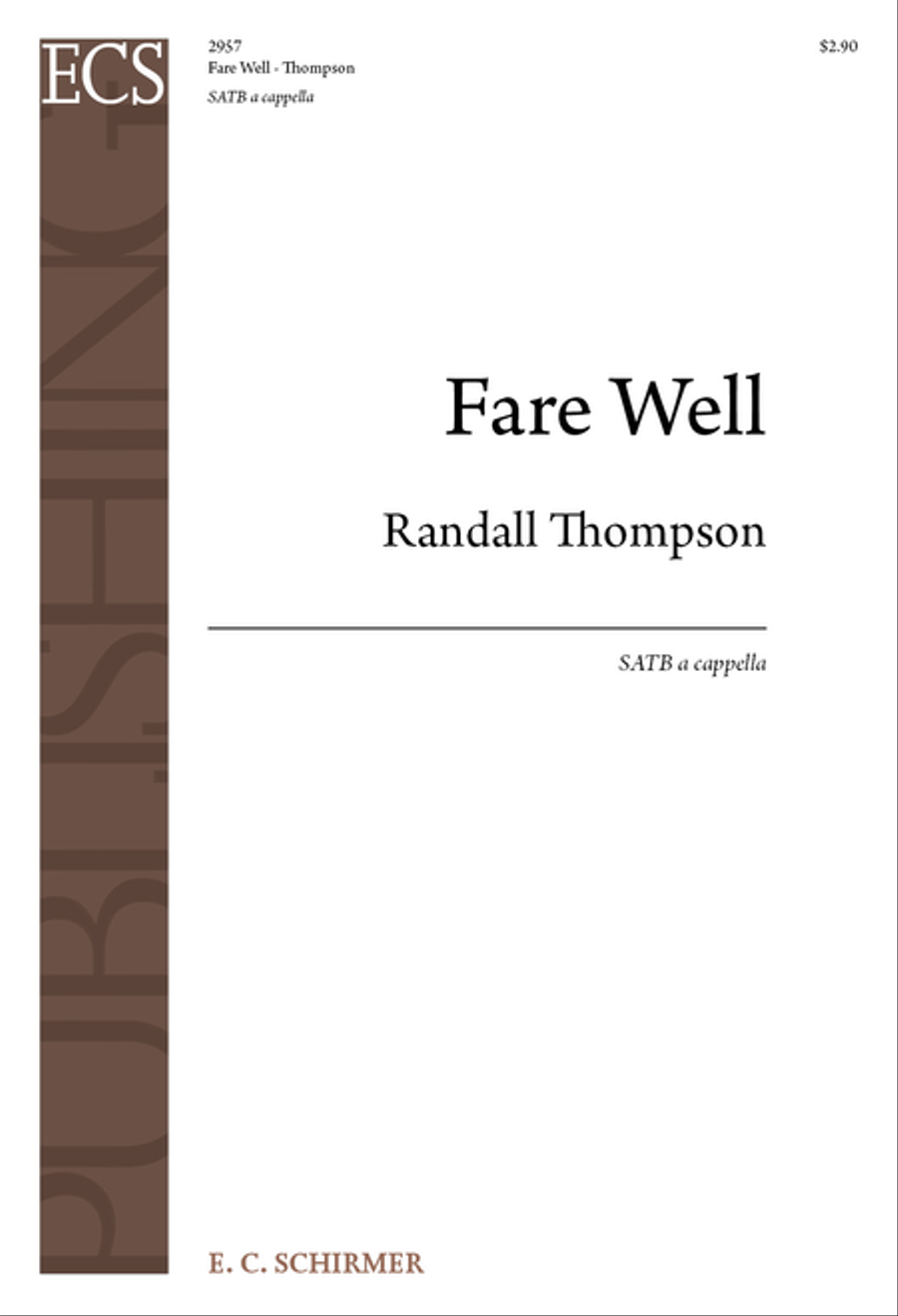Fare Well 4-Part scores gallery preview page 1