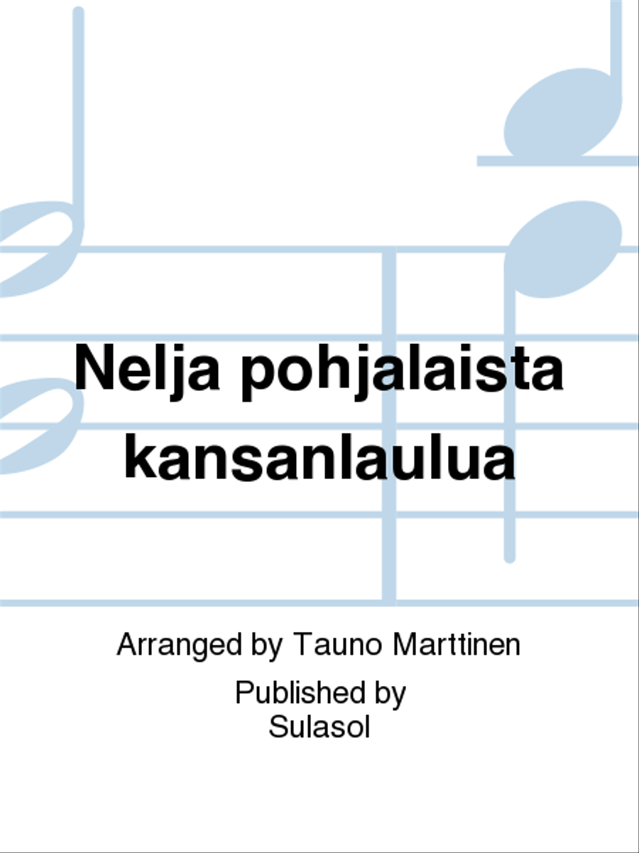 Neljä pohjalaista kansanlaulua TTBB scores gallery preview page 1