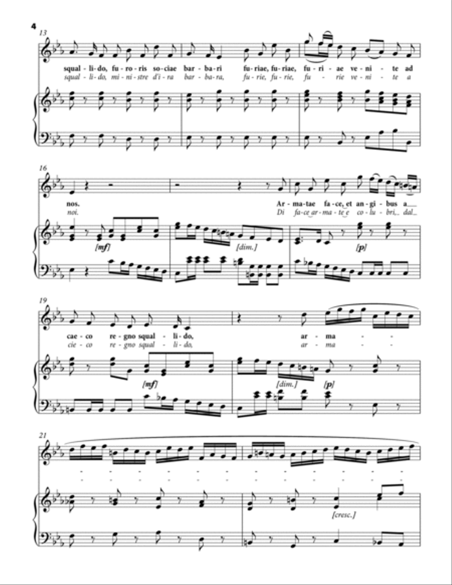 VIVALDI, Antonio: Armatae face, aria from the oratorio 