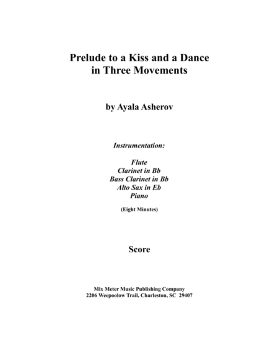 Prelude to a Kiss and a Dance Small Ensemble scores gallery preview page 1