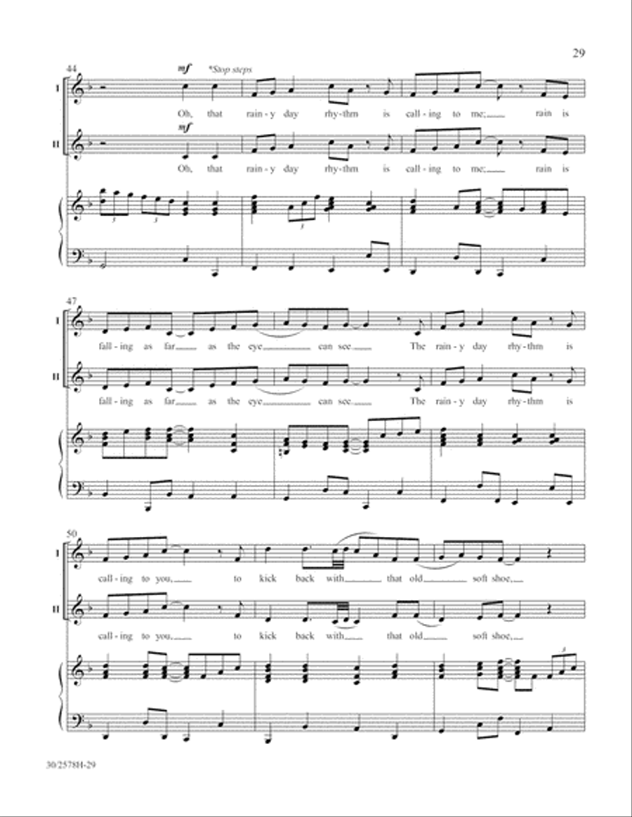 The World of Rhythm Unison Choir scores gallery preview page 30