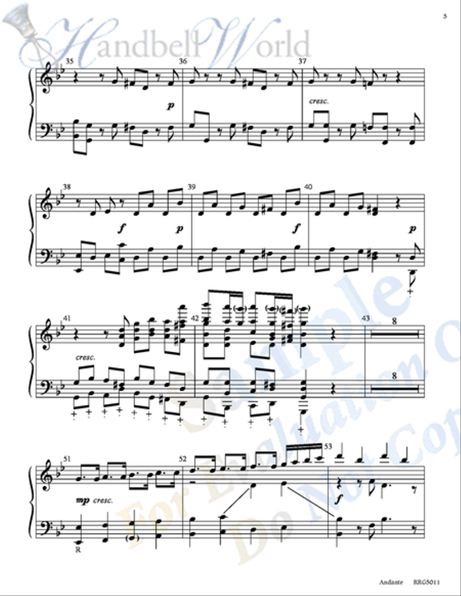 Andante 5-Octaves scores gallery preview page 4