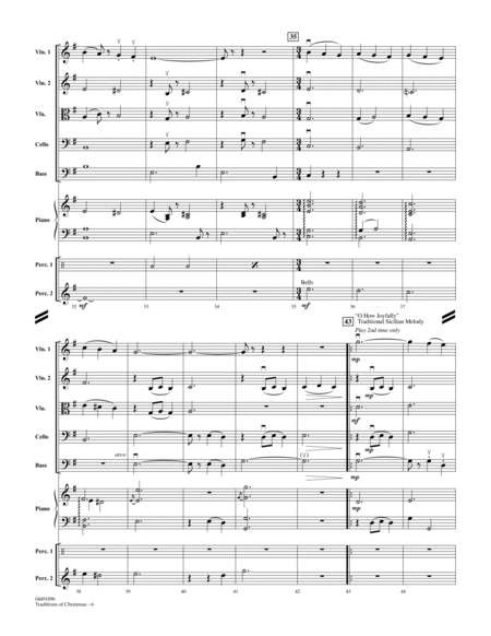 Traditions Of Christmas (Carols From Europe) - Full Score