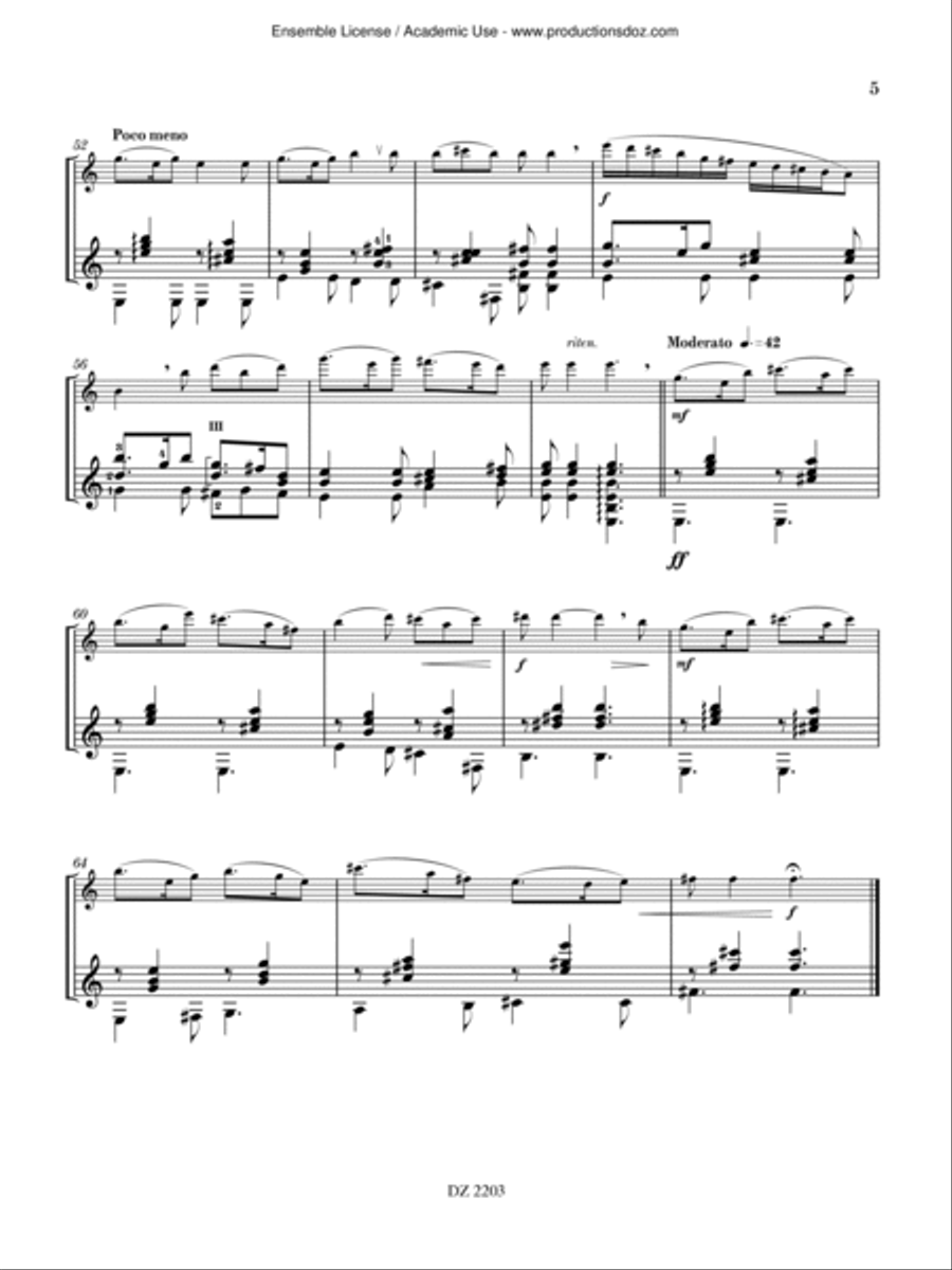 Concerto pour un gentilhomme Flute scores gallery preview page 5