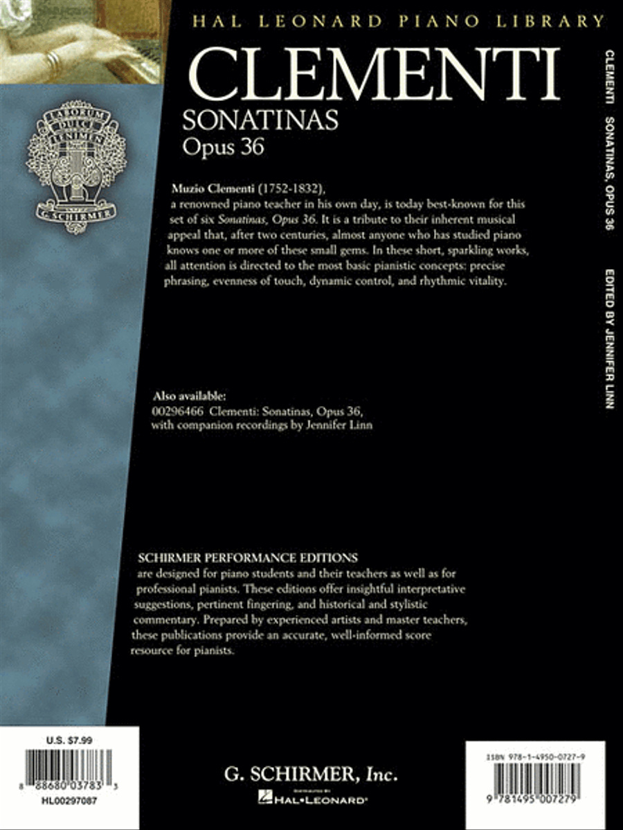 Clementi – Sonatinas, Opus 36