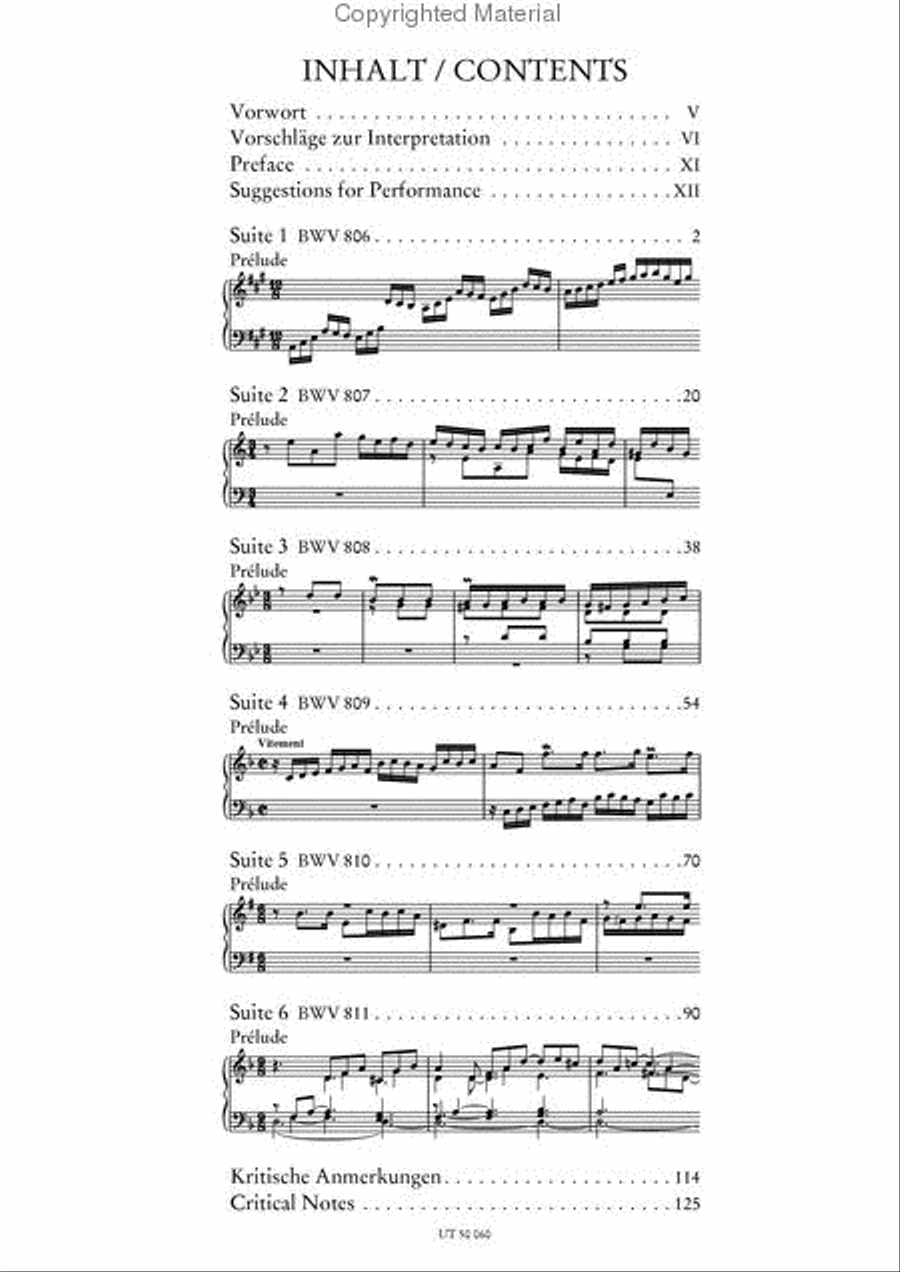 English Suites Chamber Music scores gallery preview page 3