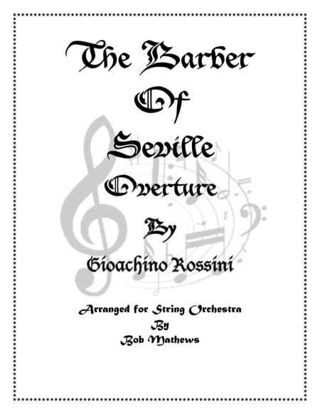 The Barber Of Seville Overture image number null