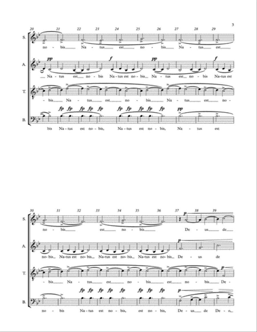 Campanas II 4-Part scores gallery preview page 2