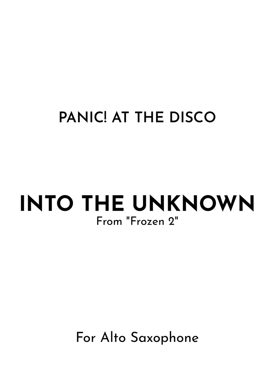 Into The Unknown