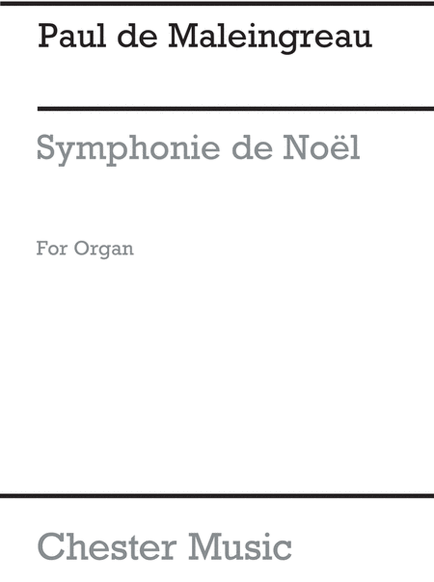 Symphonie De Noel Op.19