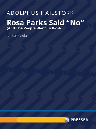 Rosa Parks Said "No"