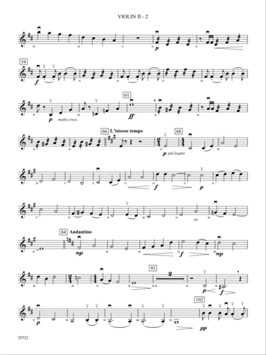 Momentum: 2nd Violin Momentum: 2nd Violin String Orchestra scores gallery preview page 2