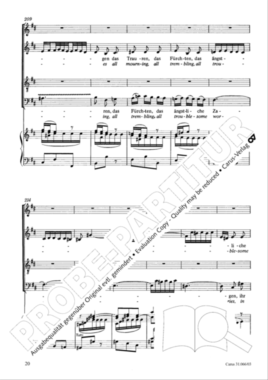 Be joyful, you Christians (Erfreut euch, ihr Herzen) ATB scores gallery preview page 21