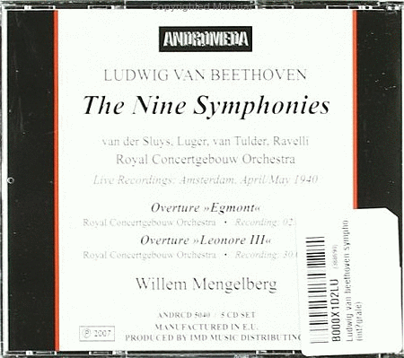 Sinfonien 1-9; Concertgebouw L