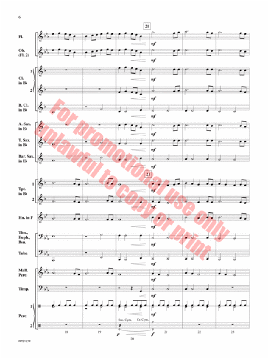 Thunderstruck Thunderstruck Concert Band scores gallery preview page 7