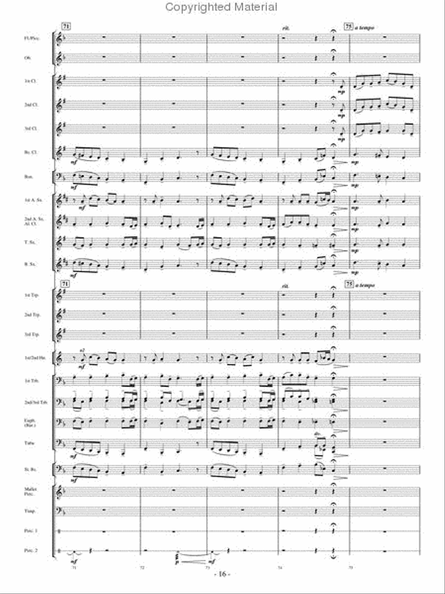 Make A Joyful Noise Concert Band scores gallery preview page 15