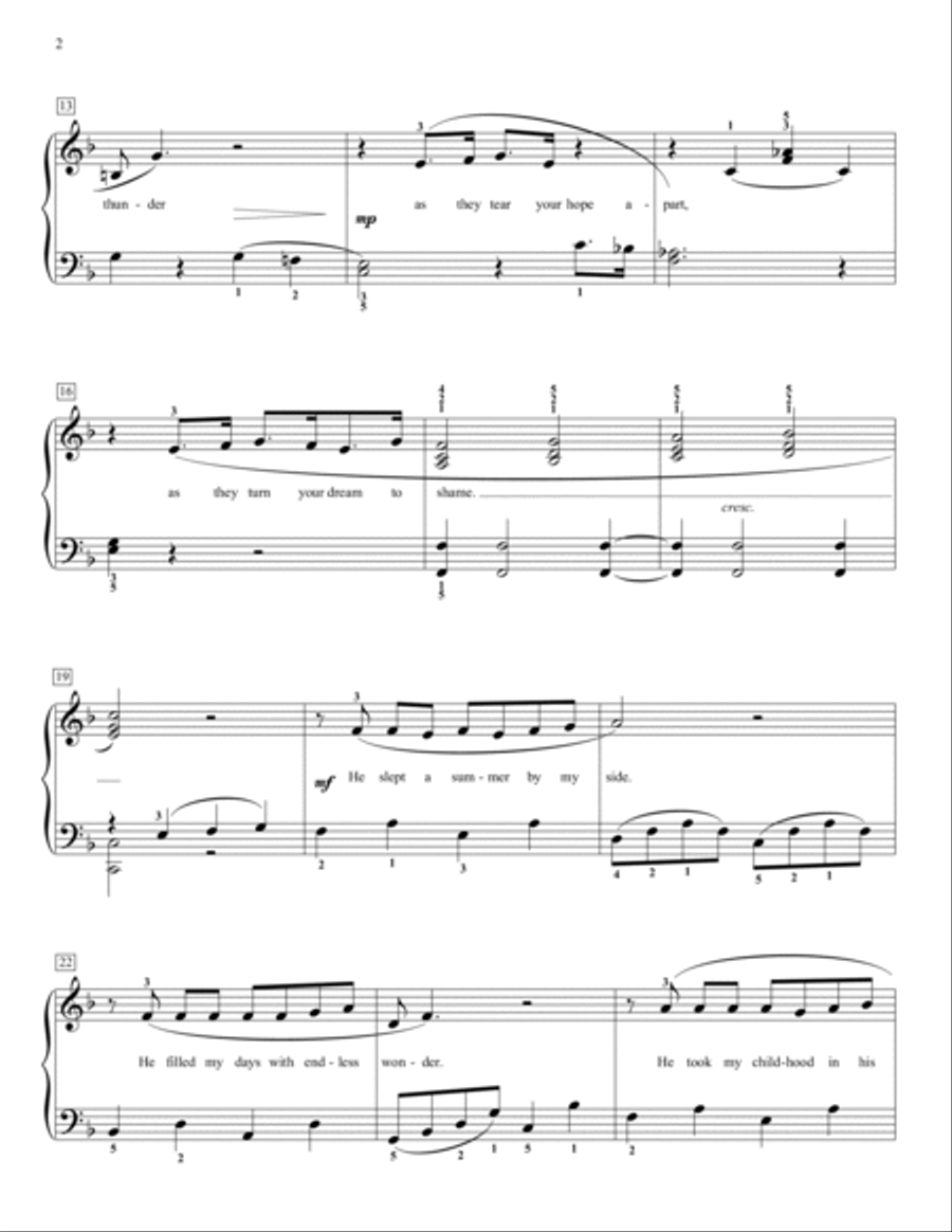 I Dreamed A Dream Piano Method scores gallery preview page 2