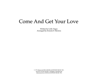 Book cover for Come And Get Your Love - Score Only
