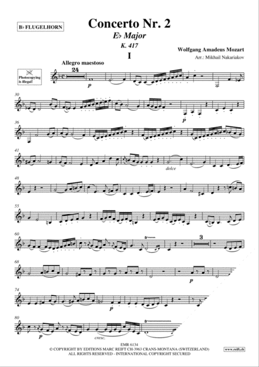 Concerto No. 2 Flugelhorn scores gallery preview page 3