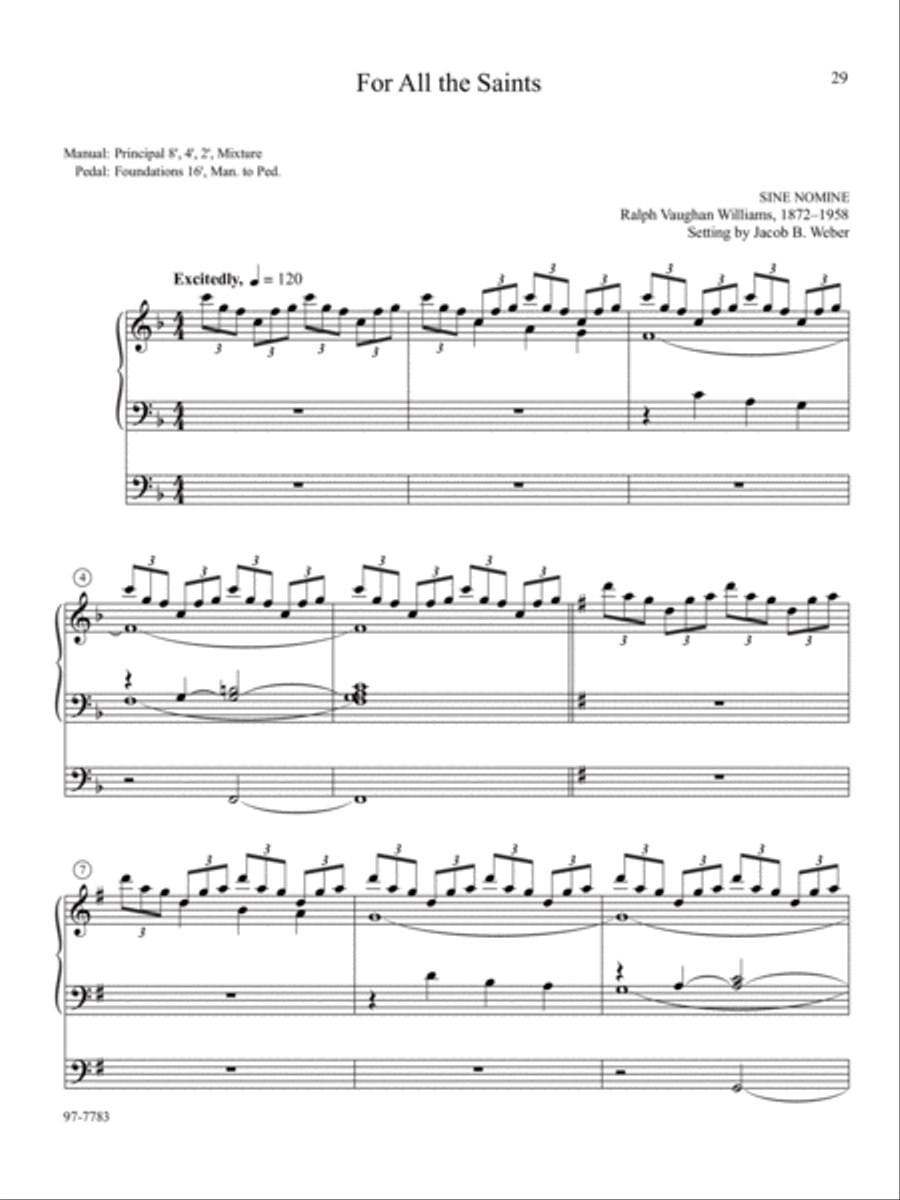 Soli Deo Gloria: Eight Distinctive Chorale Preludes for Every Organist, Set 4 Organ scores gallery preview page 12