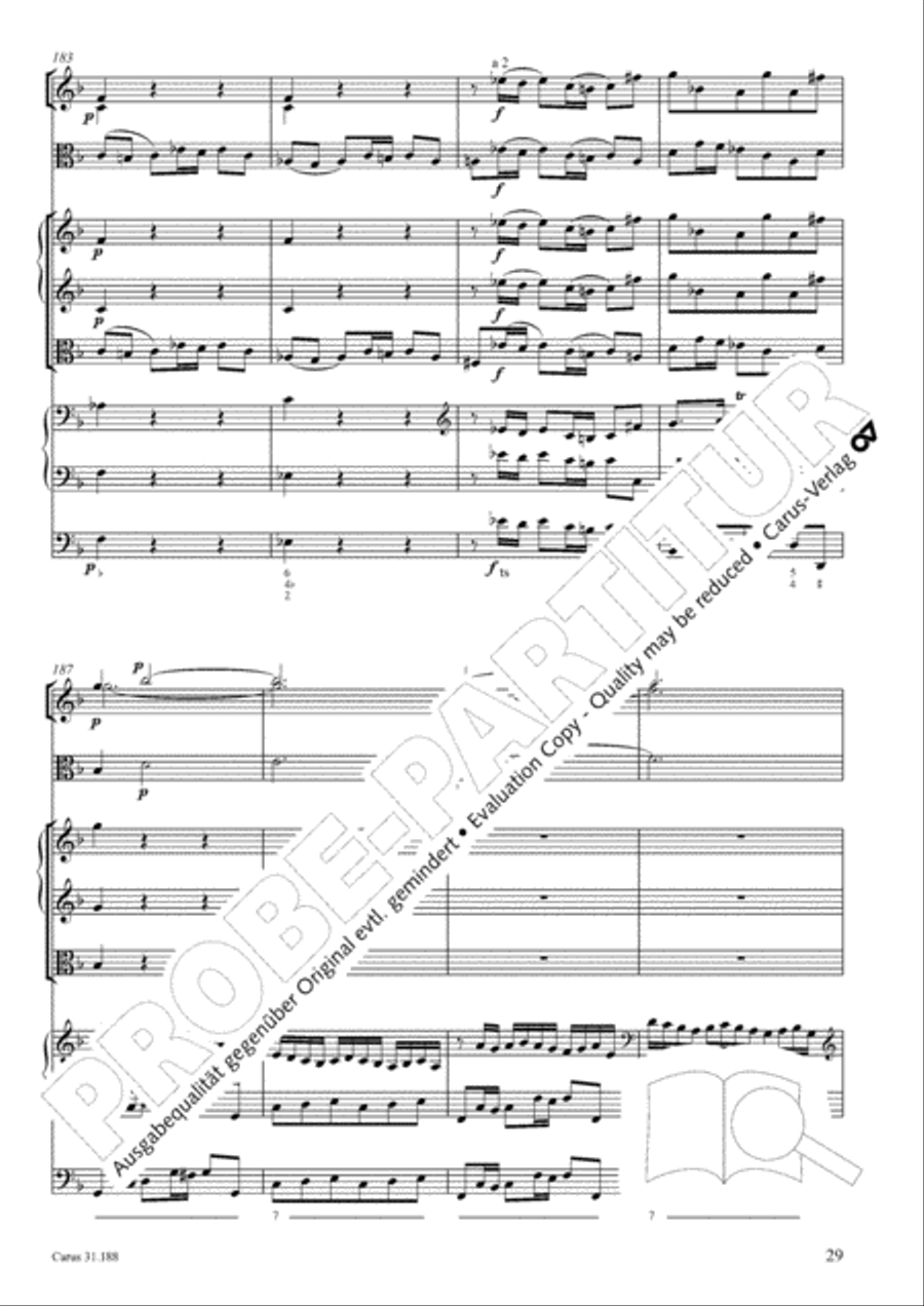 I have placed all my confidence (Ich habe meine Zuversicht) 4-Part scores gallery preview page 30