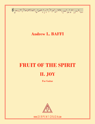 FRUIT OF THE SPIRIT: II. JOY