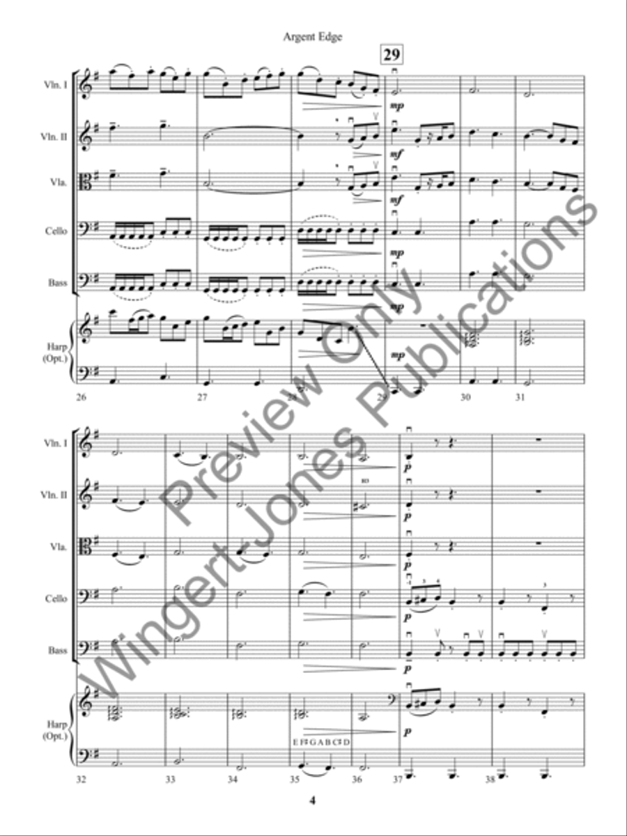 Argent Edge String Orchestra scores gallery preview page 7
