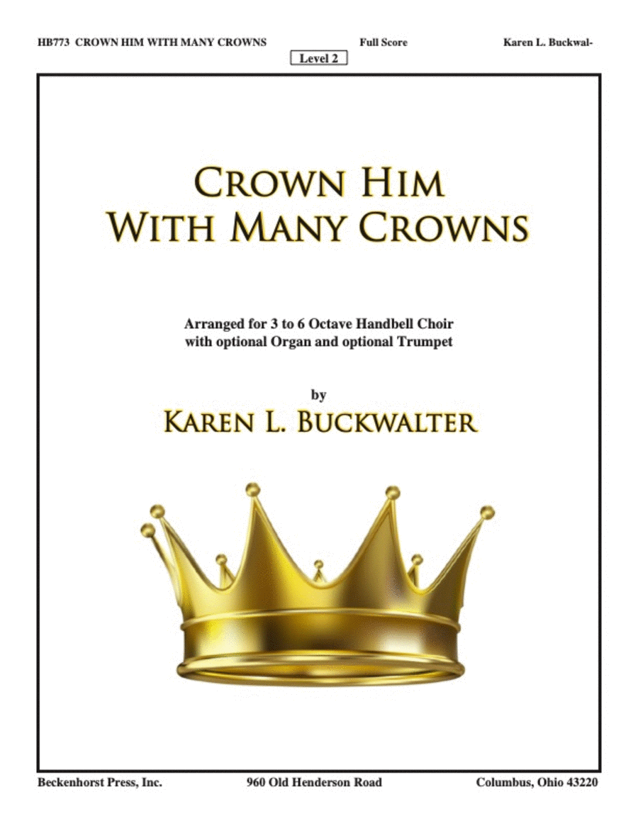 Crown Him With Many Crowns Score scores gallery preview page 1